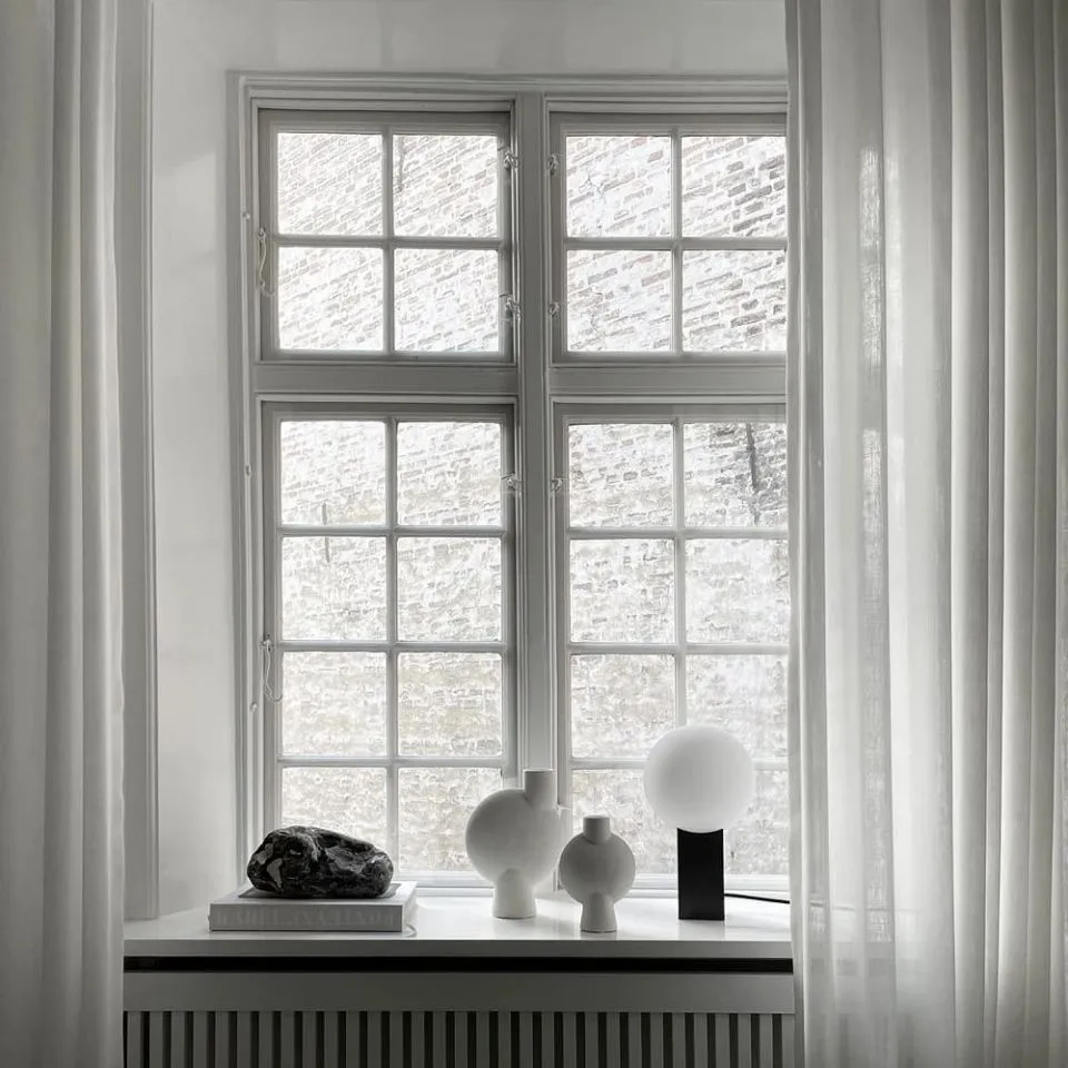 Ваза Sphere Vase Bubl Mini Bone White