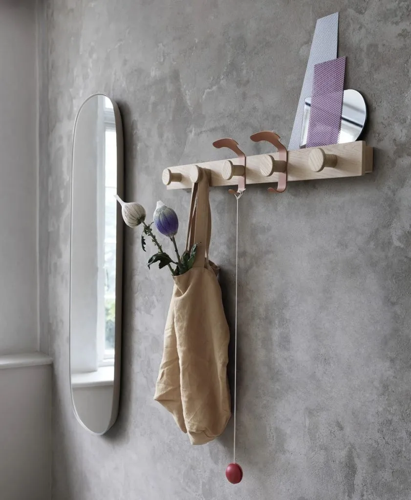 Зеркало Framed Mirror Large Taupe / Clear