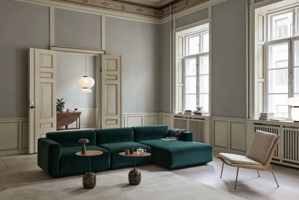 Диван Develius Sofa Velvet Forest Green