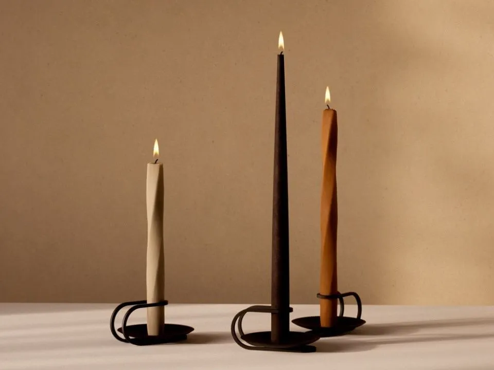 Подсвечник Clip Candle Holder H5 Black