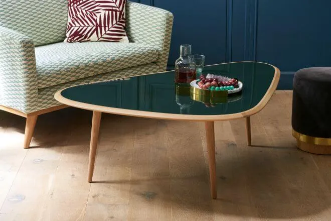 Столик Large 50's Coffee Table Peacock Blue