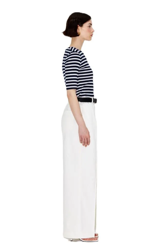 Футболка в полоску, Синий/Белый, M