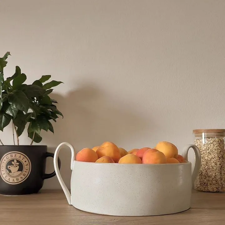 Блюдо Flow Centrepiece Off-White