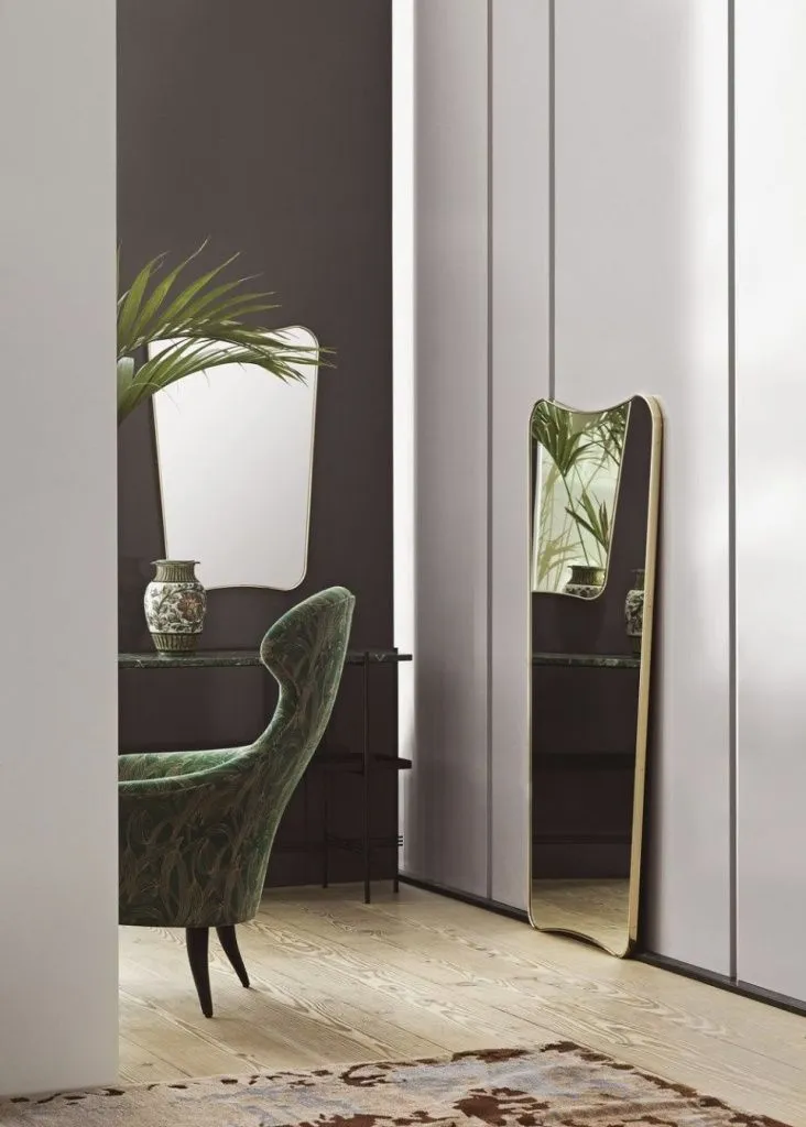 Зеркало F.A. 33 Wall Mirror Polished Brass 58 x 80