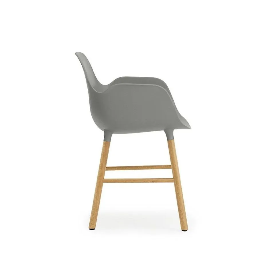 Стул Form Armchair Oak Grey
