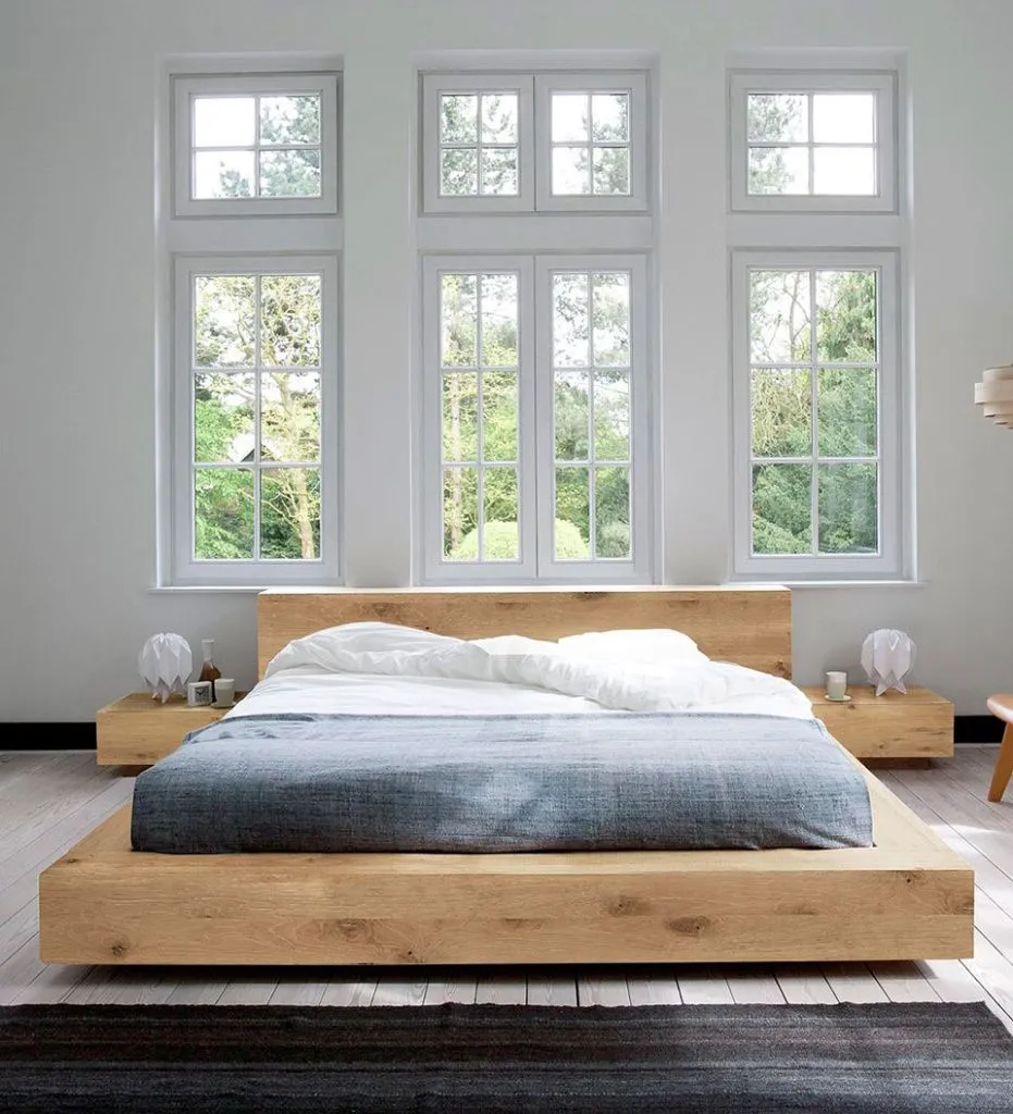 Скандинавский минимализм в спальне