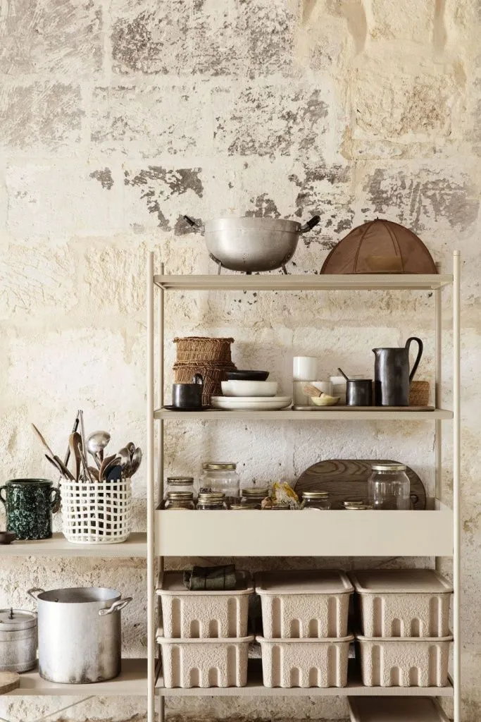 Корзина керамическая Ceramic Basket Large White