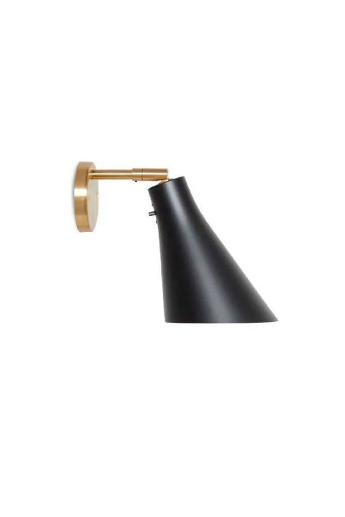 Бра Miller Wall Black Brass Direct Mount