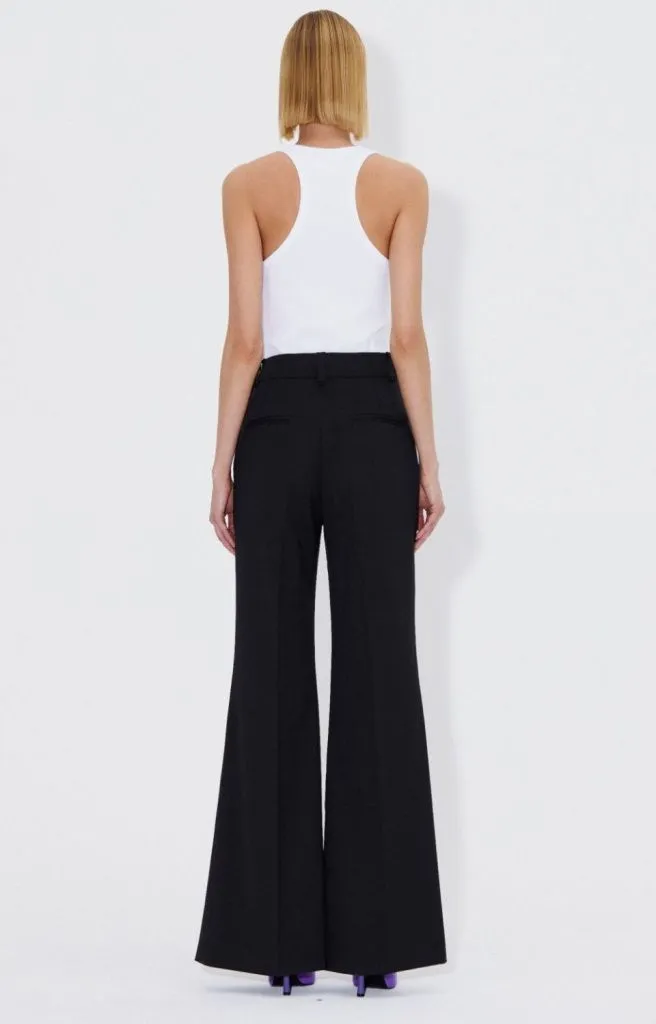 Брюки-клеш S Черный