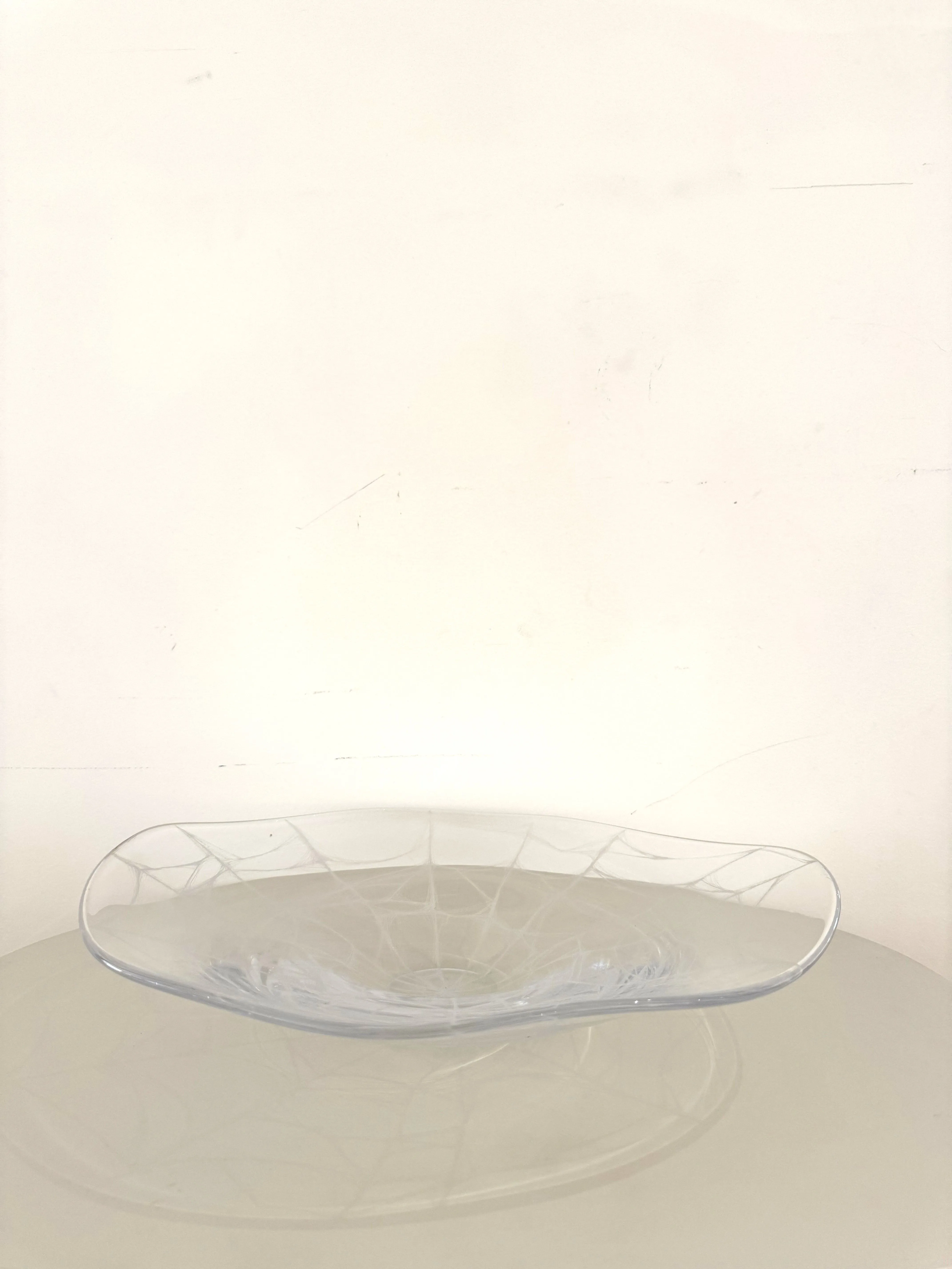 Ваза хрустальная авторская Паутинка