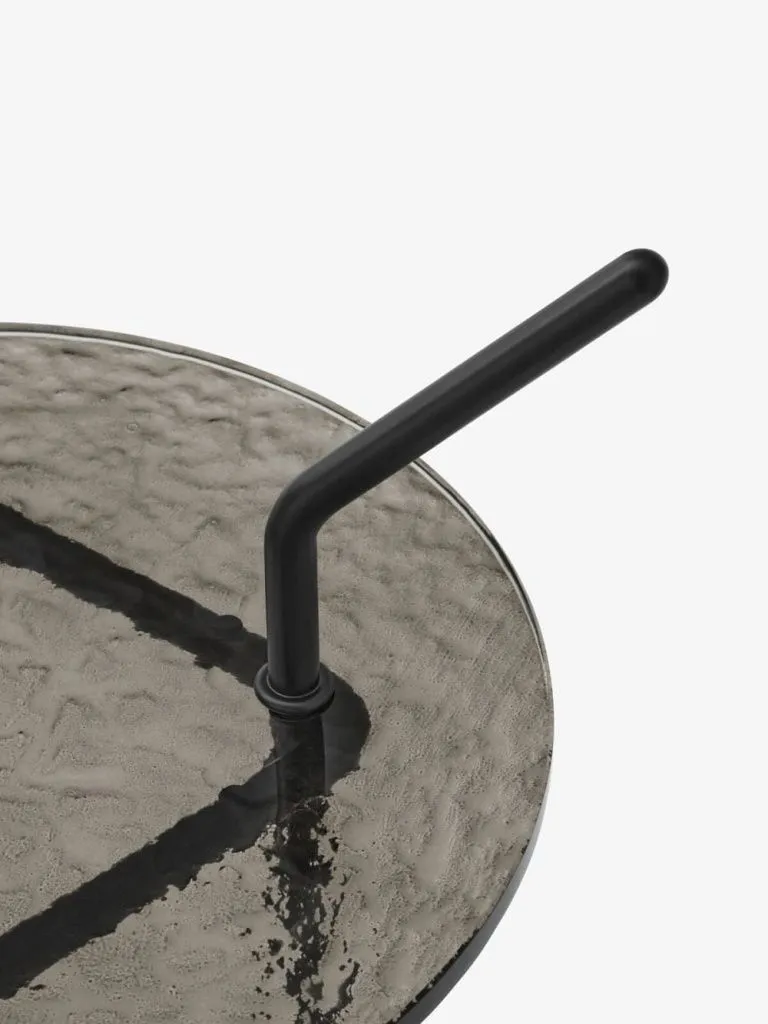 Столик кофейный Halten SH9 Warm Black & Smoked Cast Glass