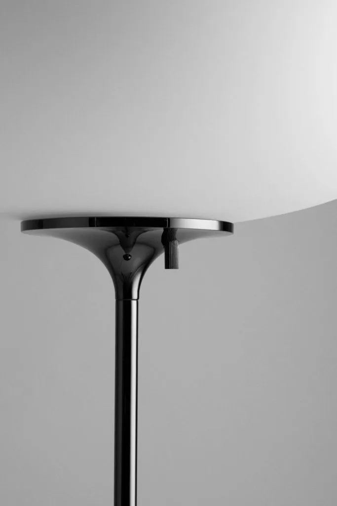 Торшер Stemlite Floor Lamp Black Chrome 150 см