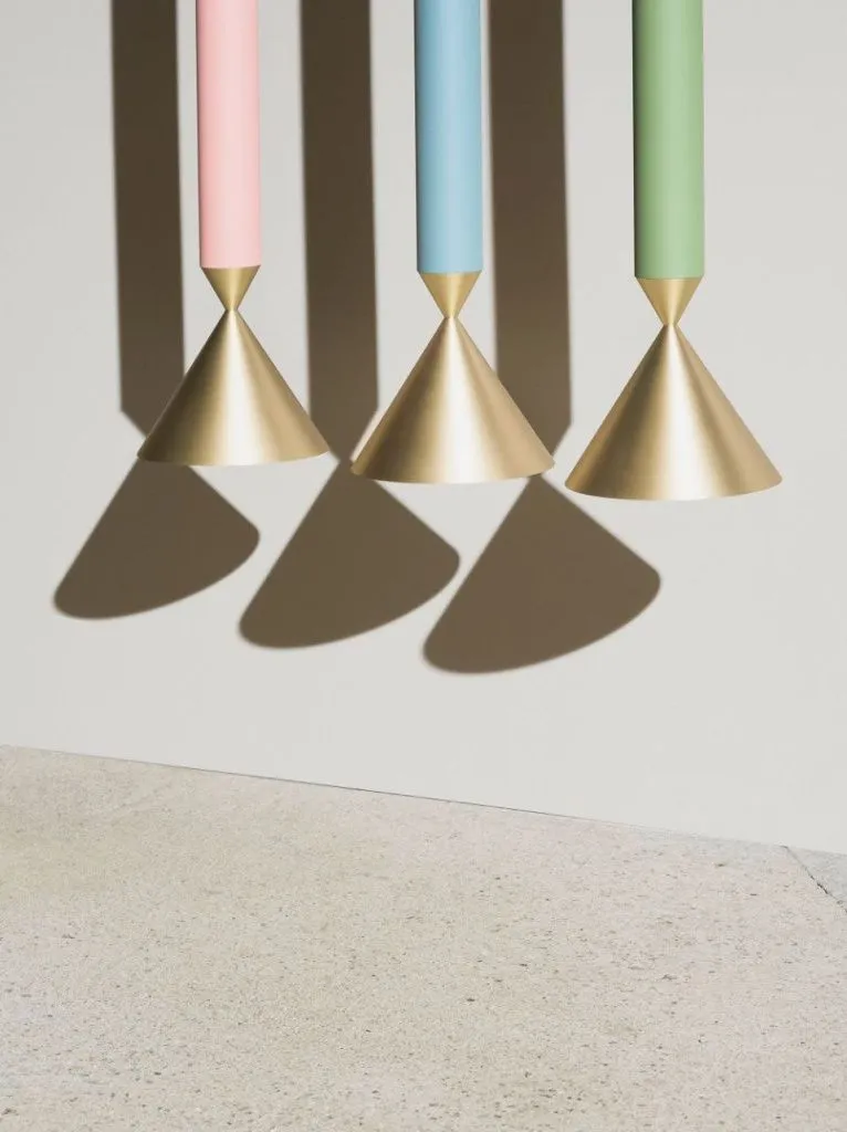 Светильник Apollo 39 Coral Pink Brass