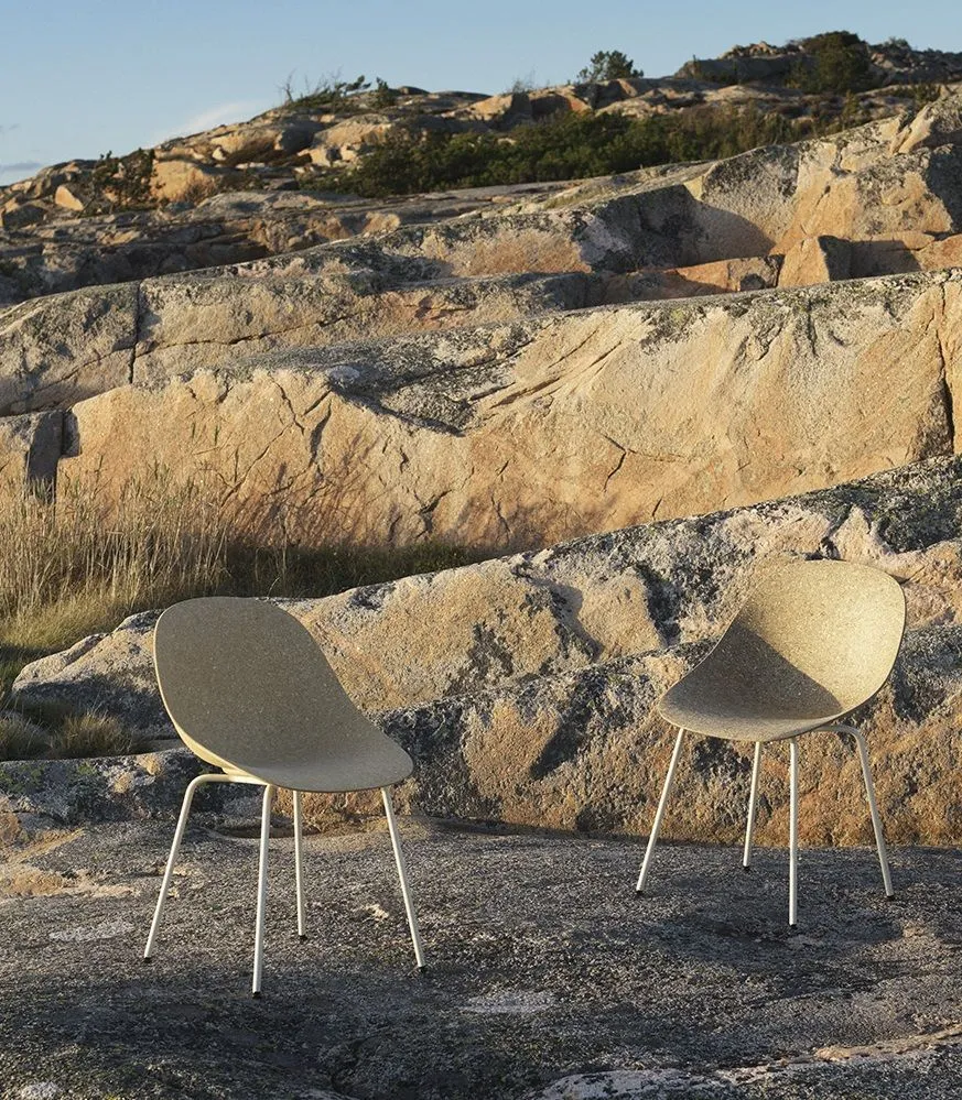 Стул Mat Chair Black Base Hemp