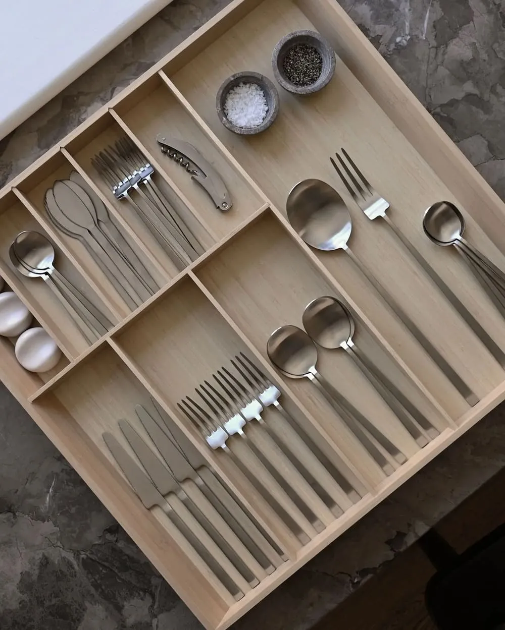 Набор столовых приборов Kogei Cutlery Brushed Steel 16 шт