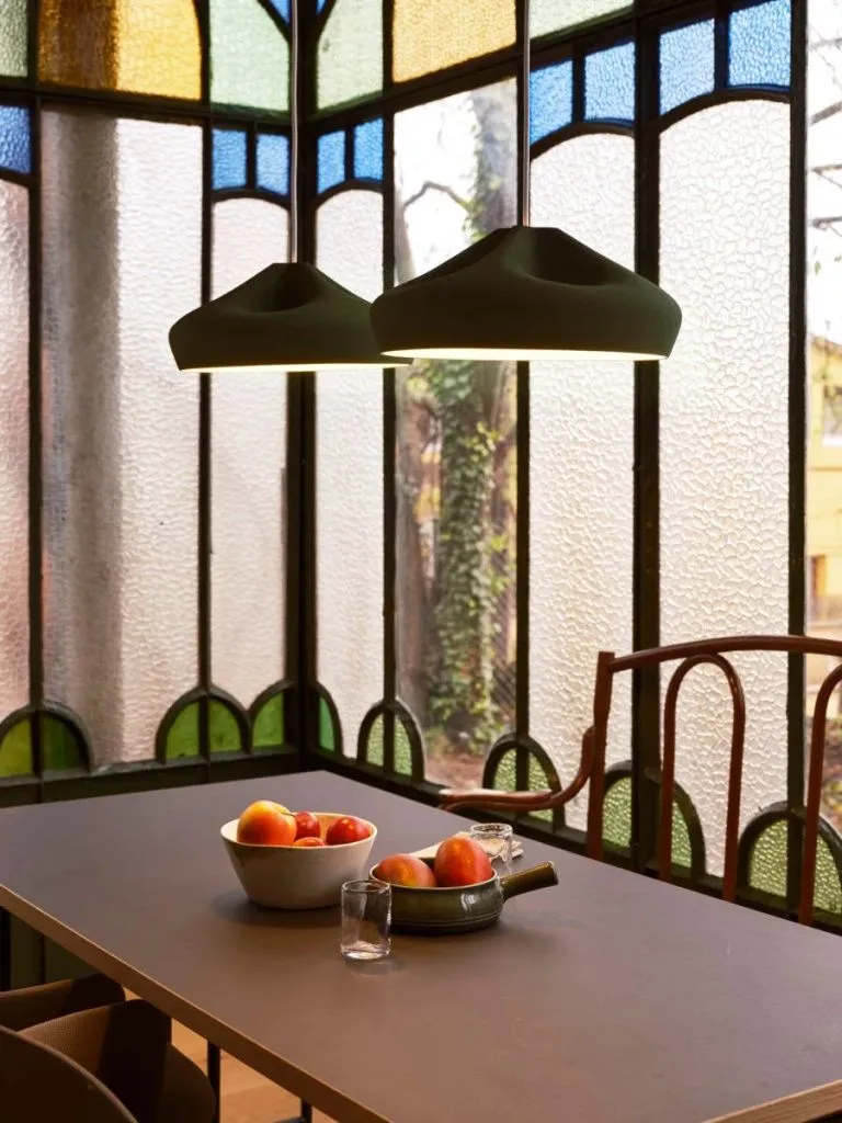 Светильник потолочный Pleat Box 47 Dark Green White