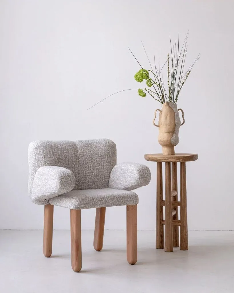 Столик кофейный «Карамбола» белый дуб