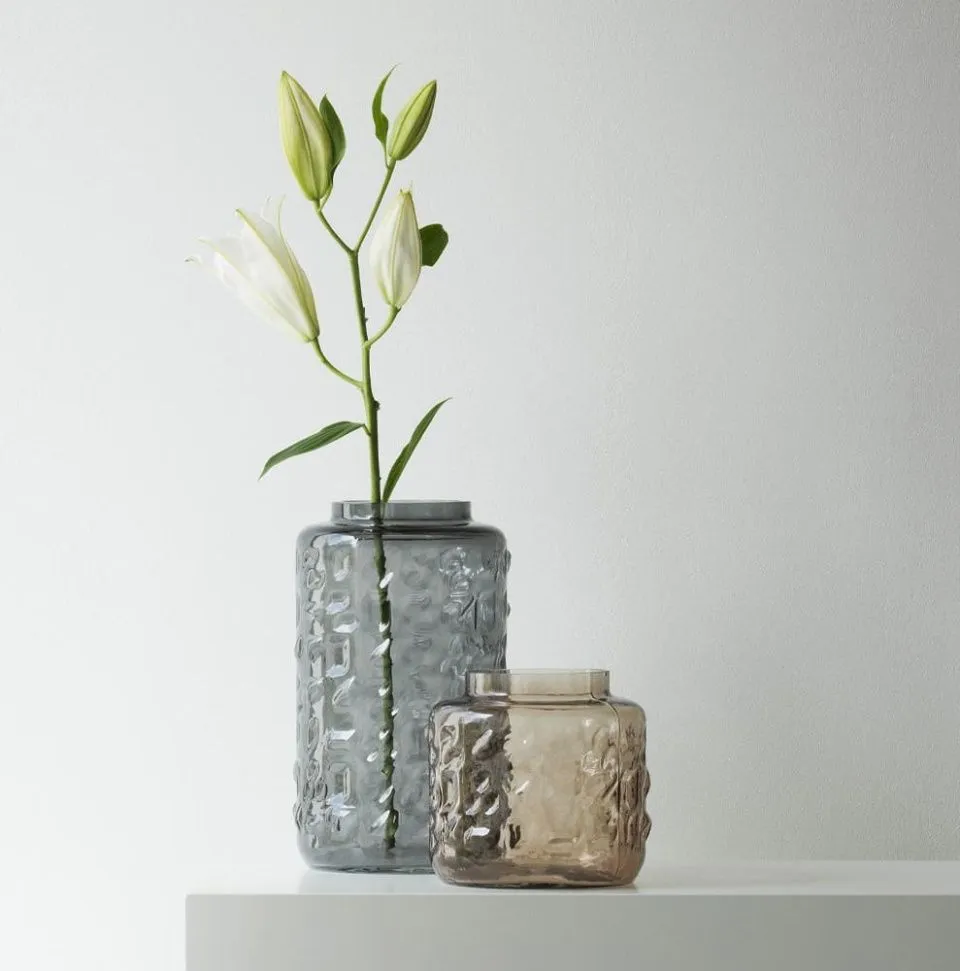 Ваза Tombola Vase Grey h31