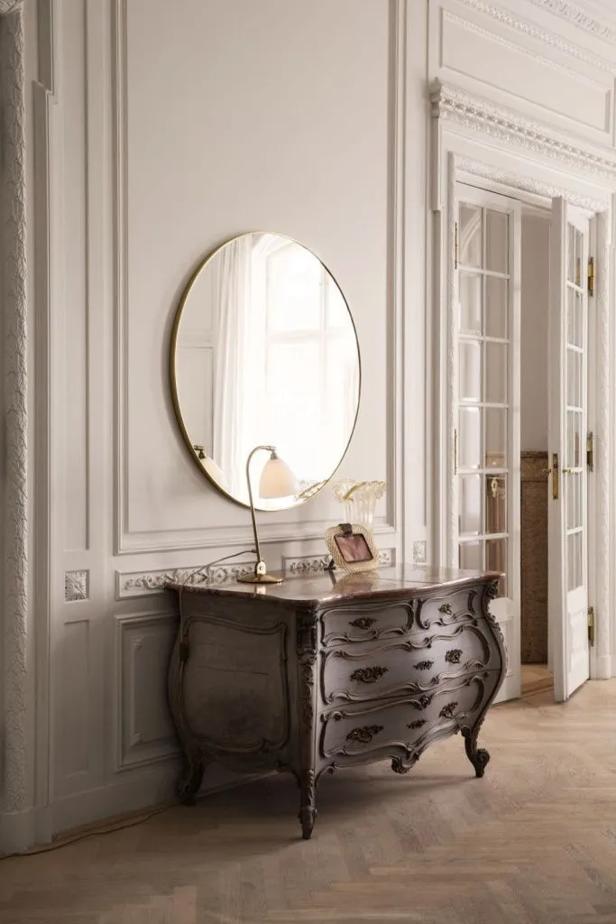 Зеркало Round Wall Mirror Black Ø110