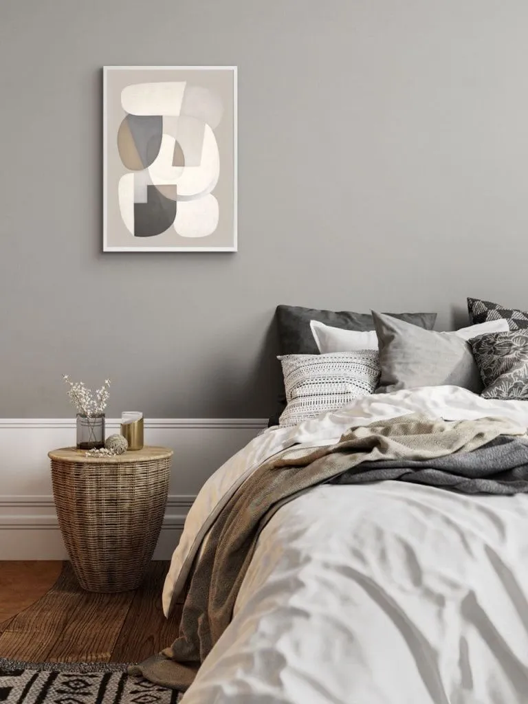 Арт-принт в багете Тени-Преломления 50х70