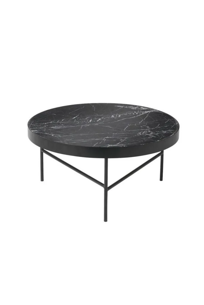 Столик Marble Table Black Large