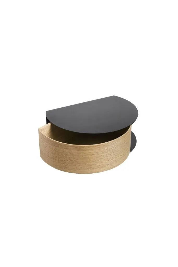 Полка с ящиком Wallie Wall Drawer Oak