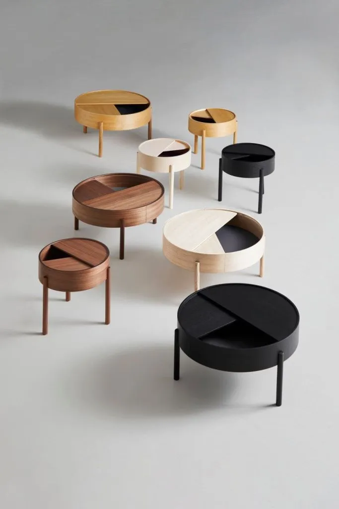 Столик Arc Side Table Walnut 42 см