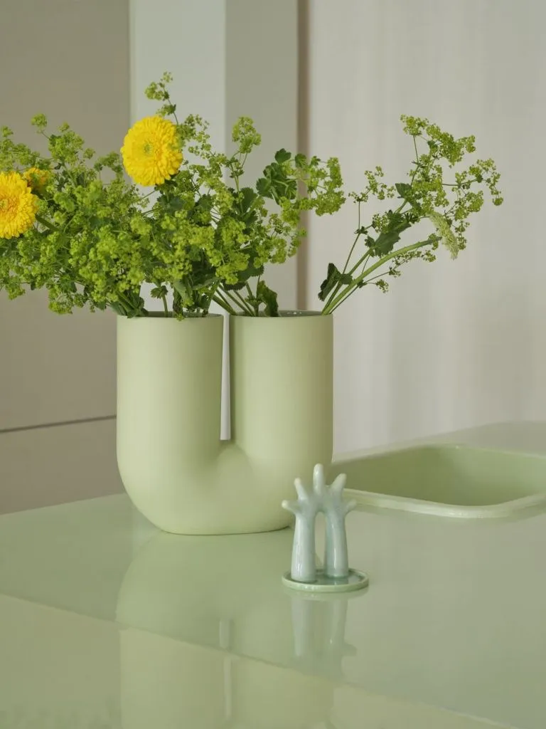 Ваза Kink Vase Light Green