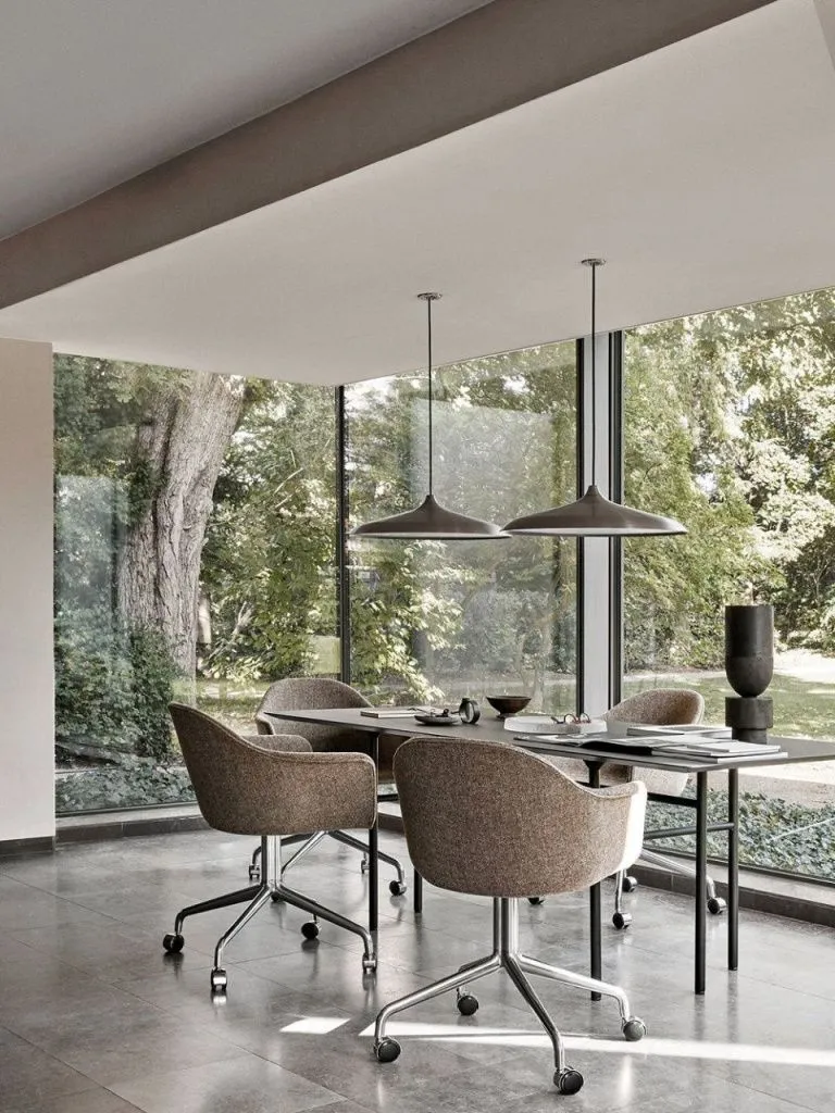 Стол обеденный Snaregade Rectangular Black Steel Black Oak