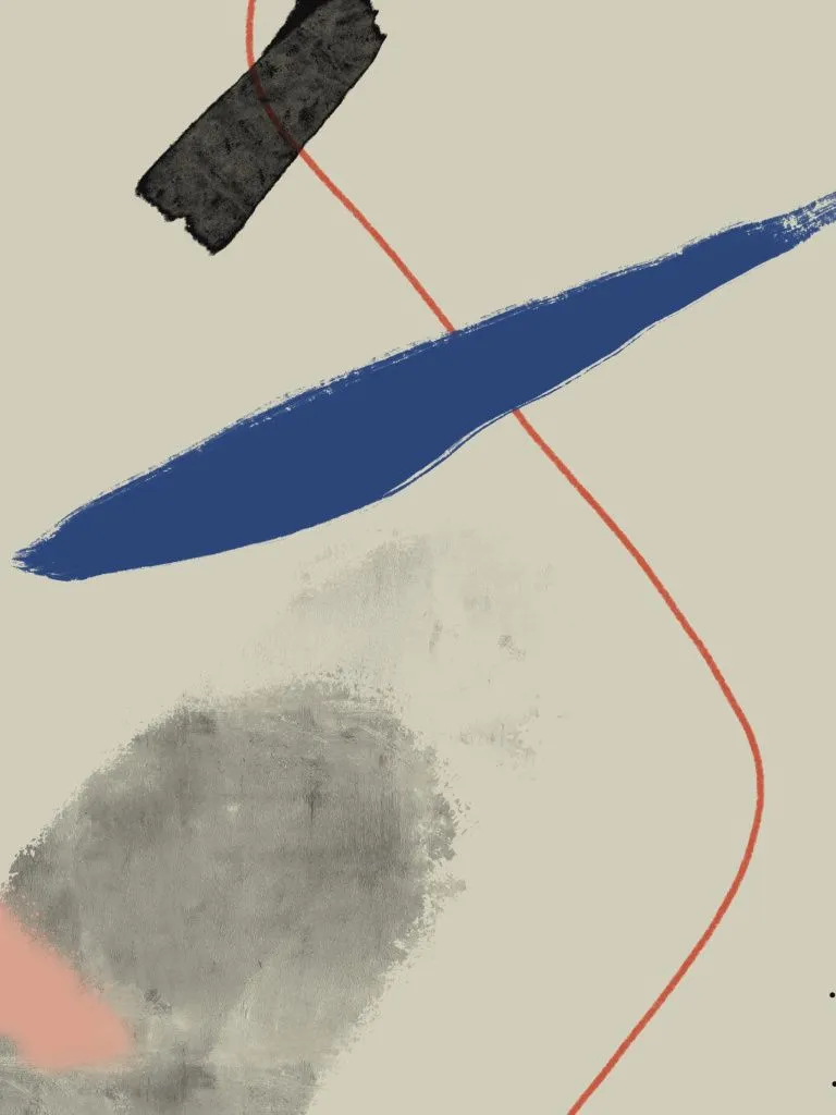 Арт-принт в раме Color forms by Alisha Bitsieva