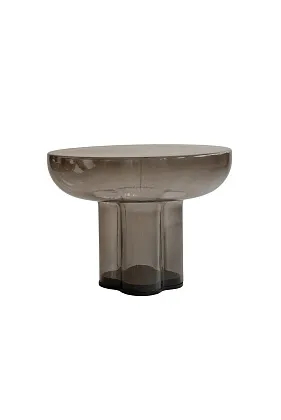 Столик Crown Low Smoked Forest Mouth-Blown Glass