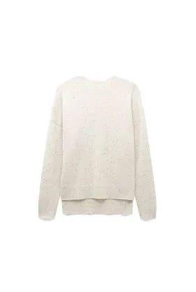 Джемпер из 100% кашемира M Молочный