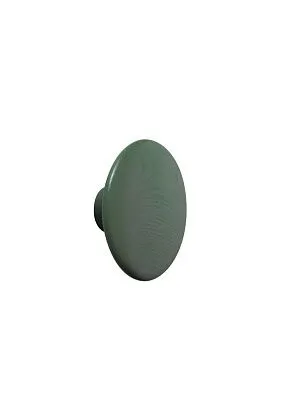 Дверная ручка / крючок Dots Wood Dusty Green 17 см