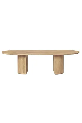 Стол Moon Dining Table Elliptical Solid Oak Oiled 290 x 105