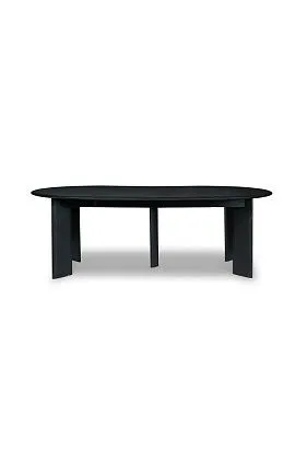 Стол Bevel Table Extendable Black Oiled Oak