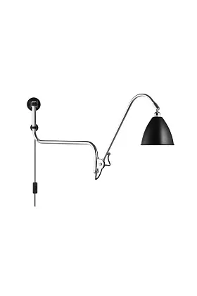 Светильник настенный BL10 Wall Lamp Black Semi Matt Chrome