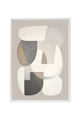 Арт-принт в багете Тени-Преломления 50х70