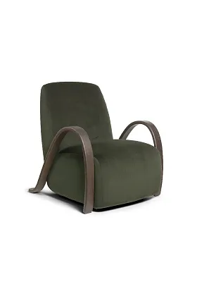 Кресло Buur Lounge Chair Rich Velvet Pine