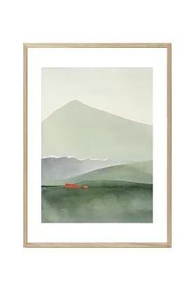 Арт-принт в багете Фрагменты - Алтай 50х70