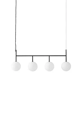 Светильник потолочный TR Bulb Suspension Frame Black Matte Opal