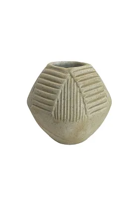 Ваза Вельвет Малая песочная