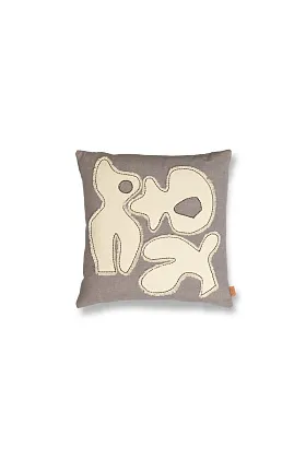 Подушка Figure Grey Blue Off-White