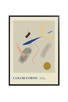 Арт-принт в раме Color forms by Alisha Bitsieva
