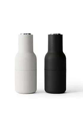 Набор измельчителей для соли и перца Bottle Grinder Carbon\Ash Steel Lid 2 шт