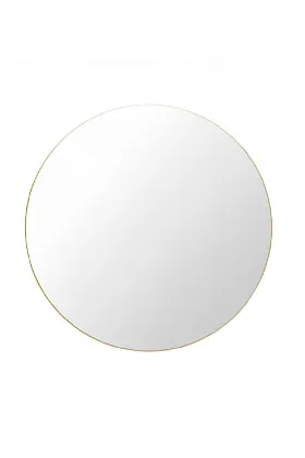 Зеркало Round Wall Mirror Brass Ø110