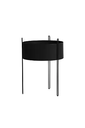 Кашпо Pidestall Planter Black Large