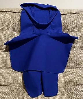 Капюшон синий