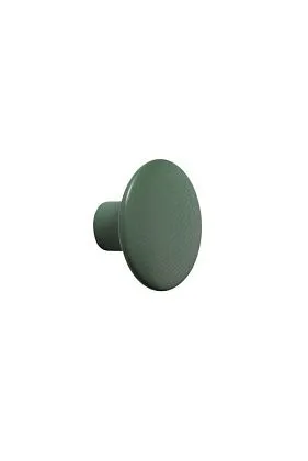 Дверная ручка / крючок Dots Wood Dusty Green 9 см