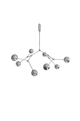 Светильник потолочный Drop Chandelier Globe Mini Chrome