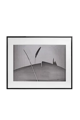 Картина «Пейзаж с травинкой» 3/3 из серии «Придуманный пейзаж» в оформлении